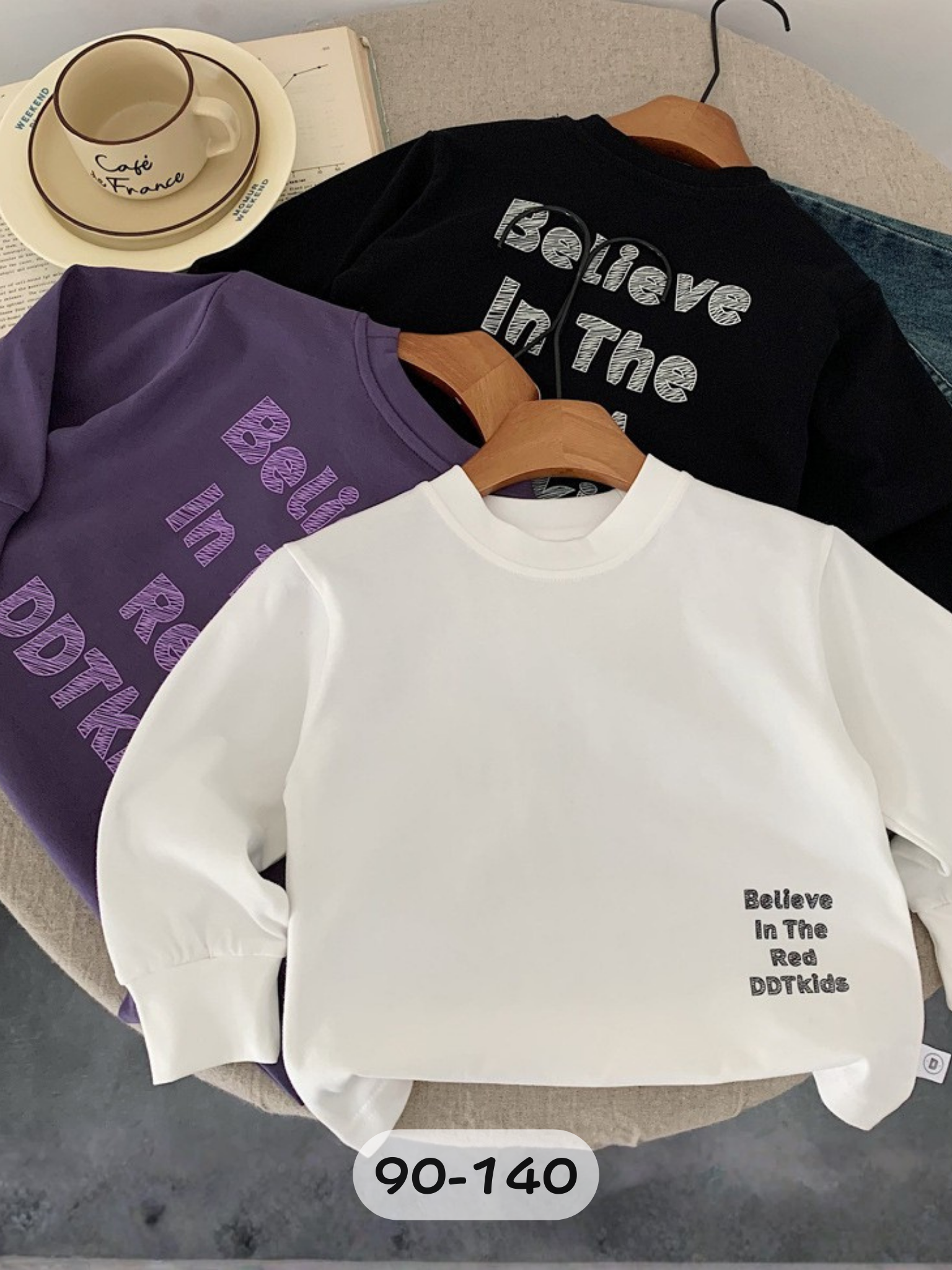 字母填滿系 長袖上衣