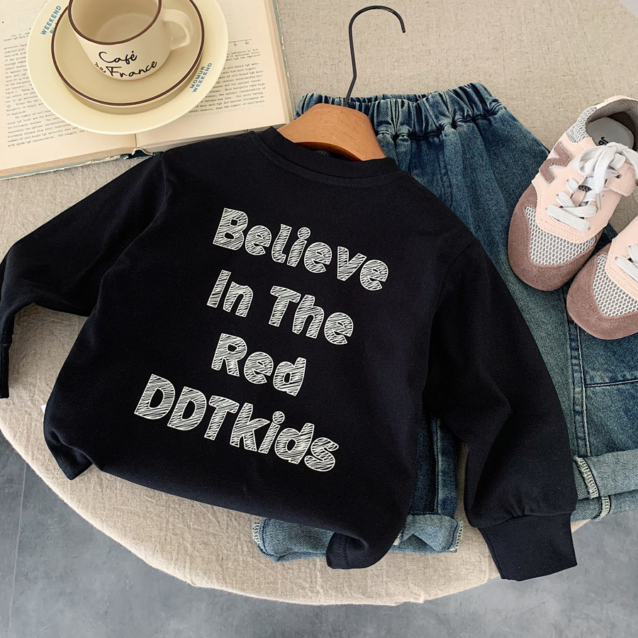 字母填滿系 長袖上衣