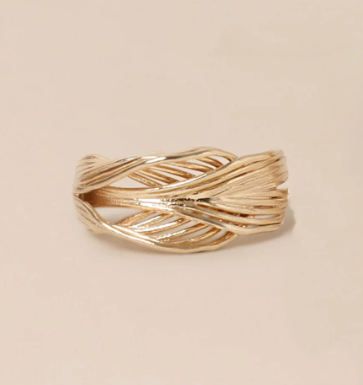 1WK0708-491 [WAEKURA] Ring Esmee Gold (A-LX-E)