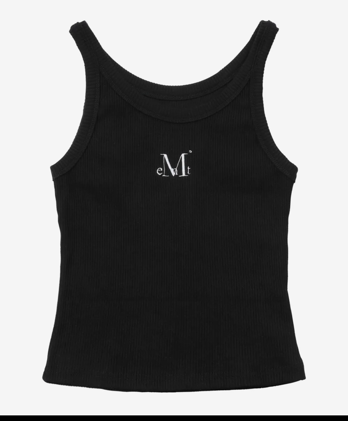 [ Mu cent ] 背面細節 刺繡無袖 Golji Nashi（6 種顏色）