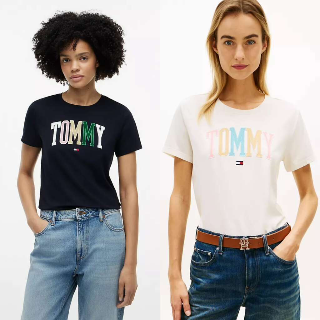 VO085 Tommy Hilfiger 多彩學院風LOGO TEE