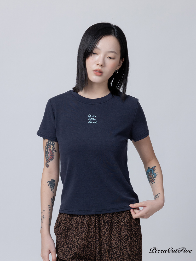 [兩件999]字母印花短袖T恤 PizzaCutFive PCF262424004