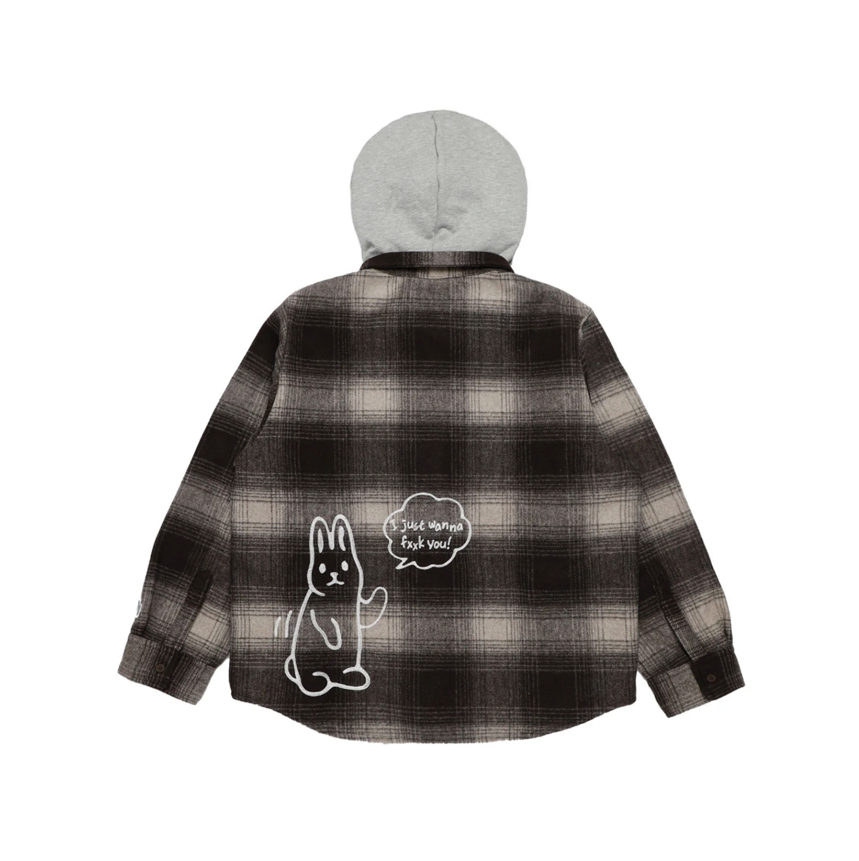 【#FR2】3月連線更新 I Just Wanna Fxxk You Hooded Check Shirt