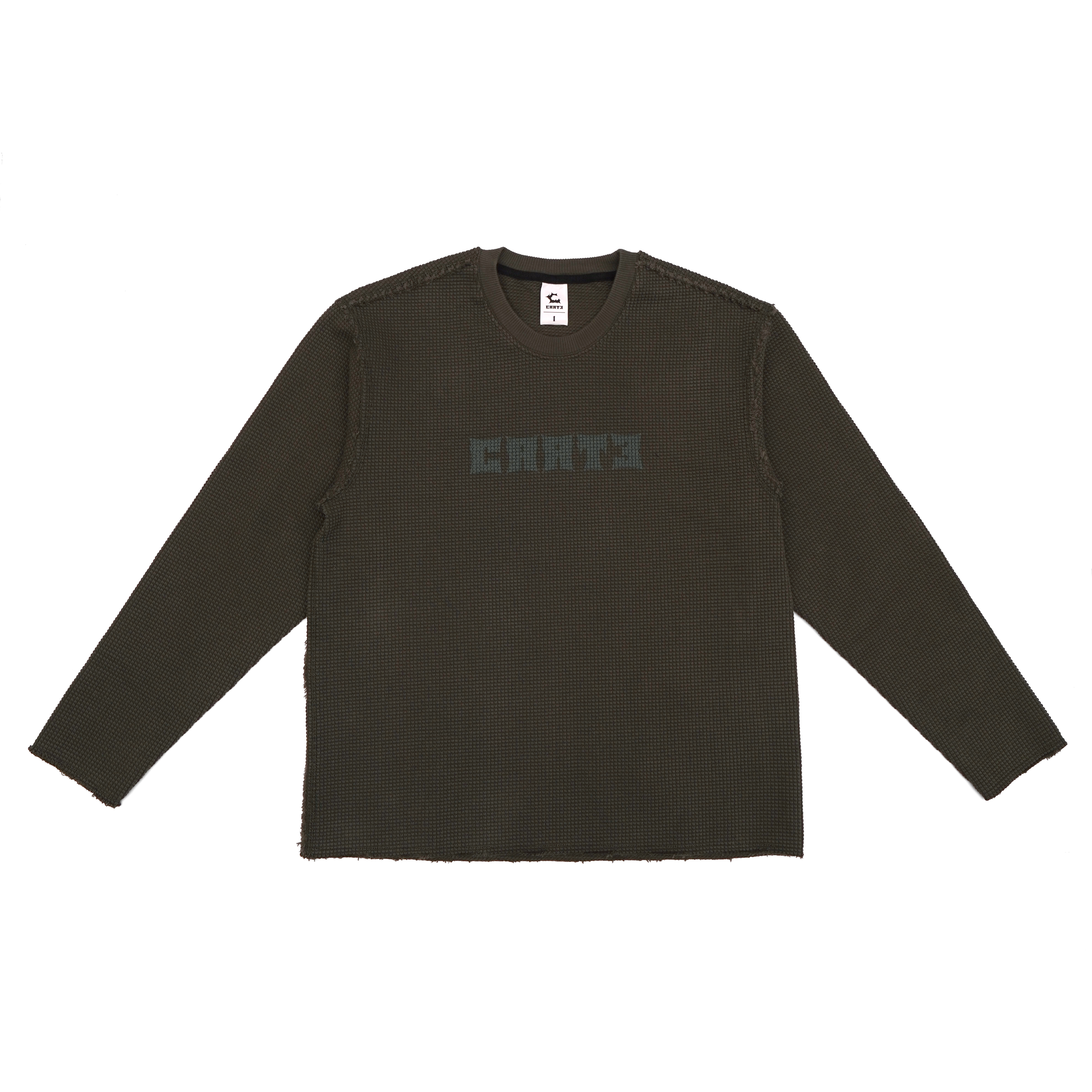 CAAT3 C3 WAFFLE SWEATER GREEN CAAT3WS01GG