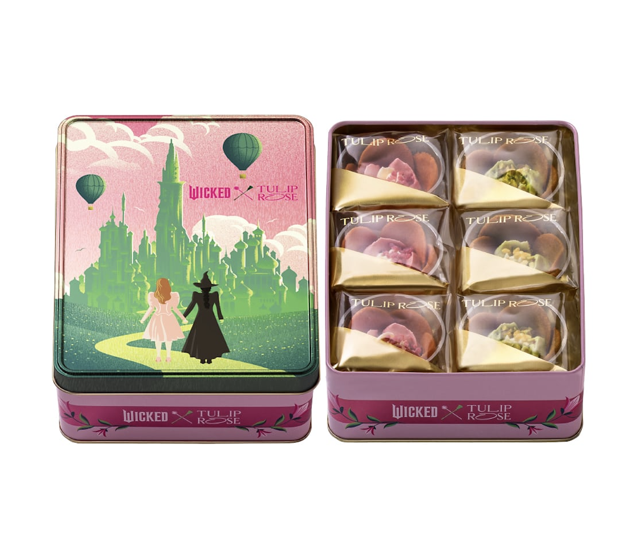 Tulip Rose｜鬱金香玫瑰曲奇鐵盒 ‹Wicked edition›
