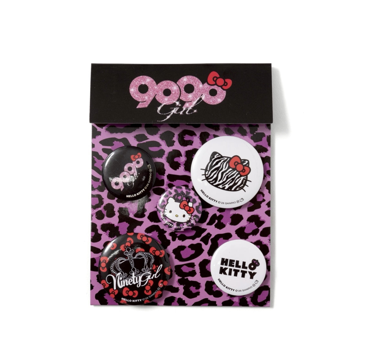 ×HELLO KITTY Button Badge Set