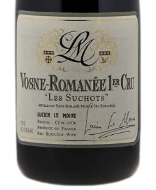 Lucien le Moine Vosne Romanee 1er Cru Les Suchots 2022
