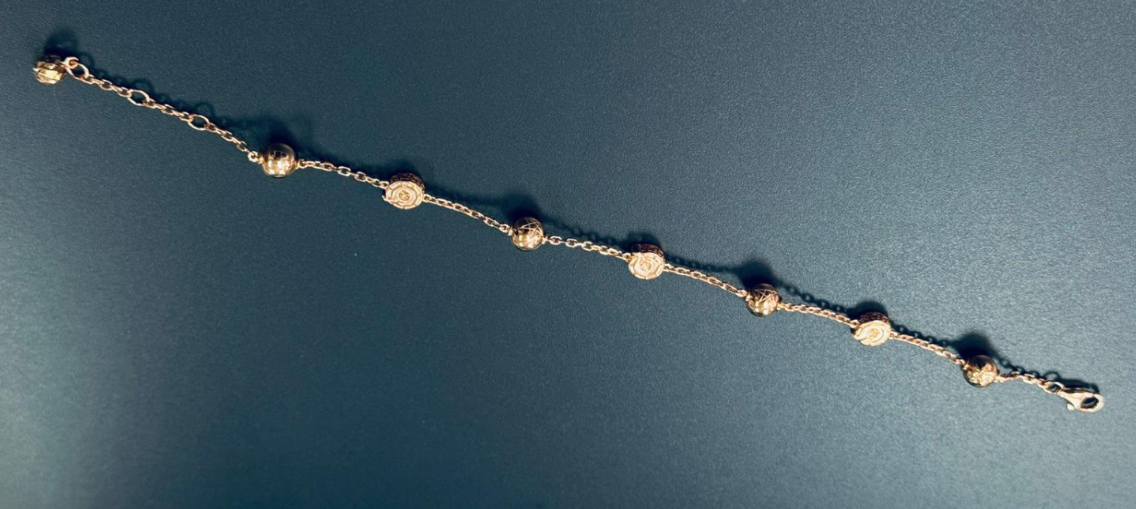 JA260220-M146-CCB0046-火焰琉璃手串-不動明皇(17-18-19cm)-材質:#925 鍍紅金--(預計4月頭到貨，只限尖沙咀門店自取不包郵)