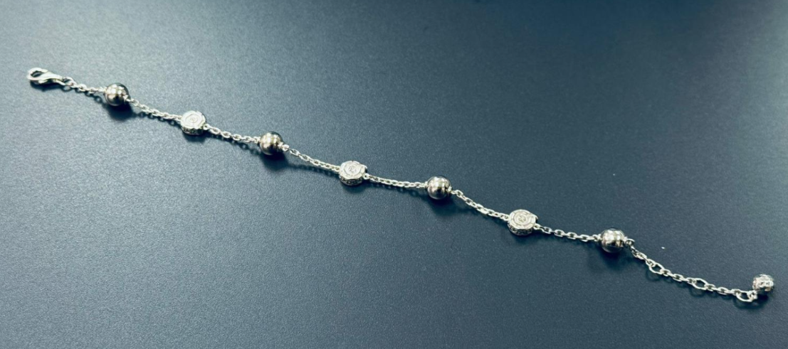 JA260220-M147K-CCB0046-金光琉璃手串-大日如來(17-18-19cm)-材質:14K 電黑色(預計4月頭到貨，只限尖沙咀門店自取不包郵)