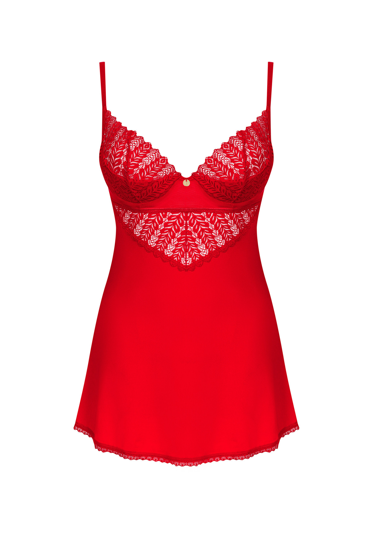 Obsessive- Ingridia 葉紋蕾絲情趣睡裙套裝 - XS/S/M/L/XL/XXL