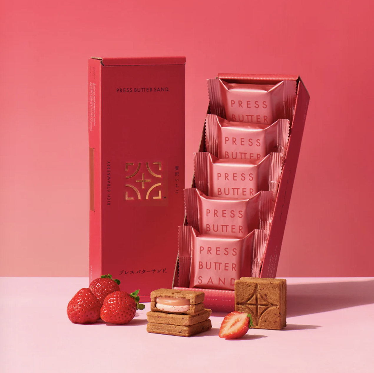 Press Butter Sand｜豪華草莓