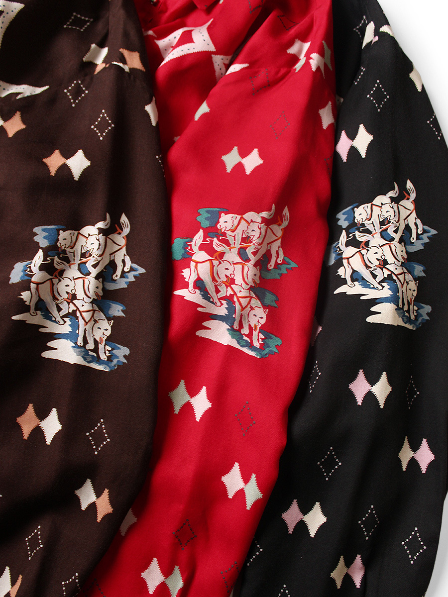 KAPITAL 2026 Rayon twill Ainu Mosir print DRIZZLER JACKET - PRE ORDER ITEM (預訂中)