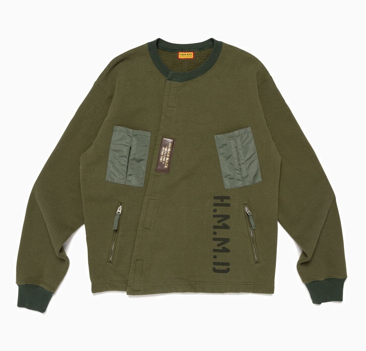 HUMAN MADE 2026 MILITARY CARDIGAN - OLIVE PRE ORDER ITEM (預訂中)