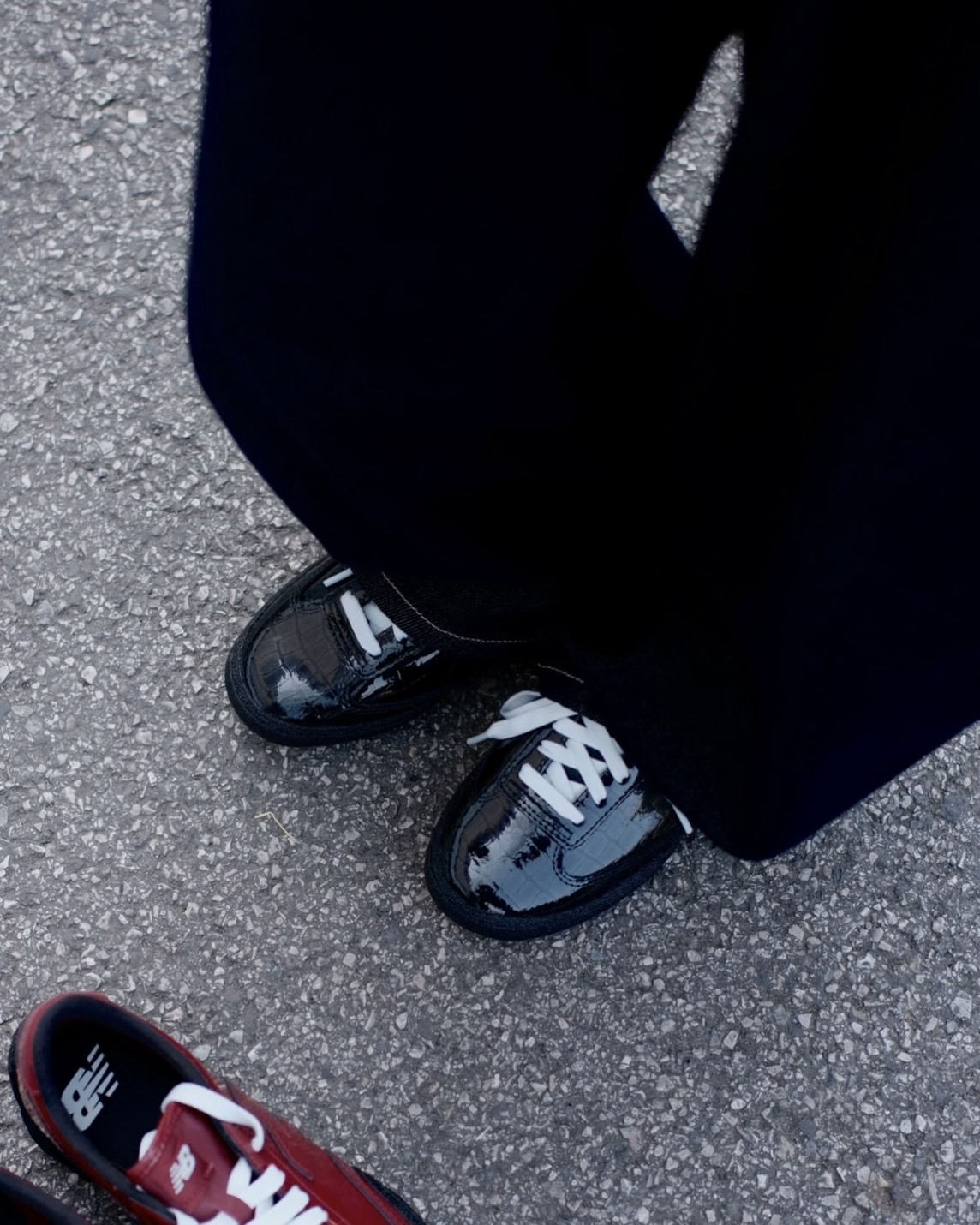 New Balance NB Gator Run "Black" 漆皮 鱷魚紋 黑