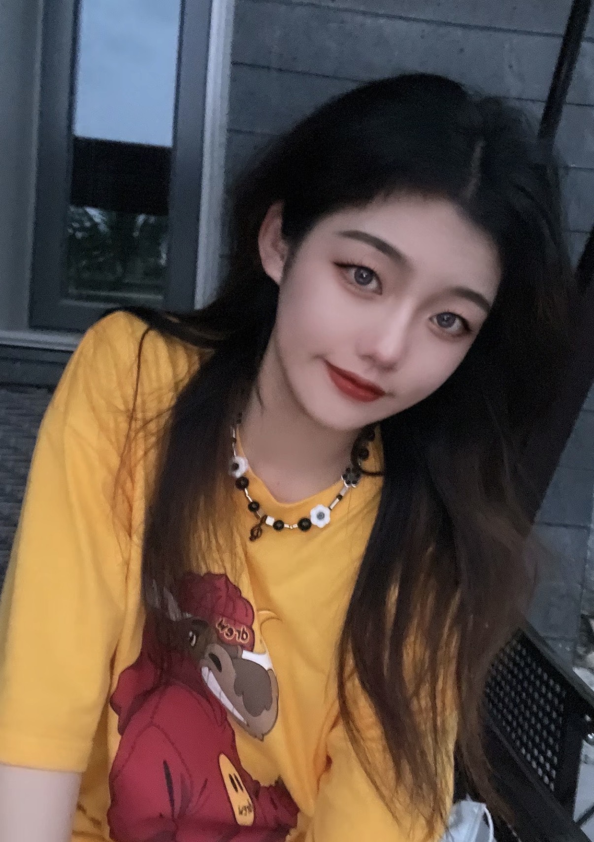 【代購】Drew House 中國限定 新年專屬 OX 卡通牛印花短袖 T 恤 黃色