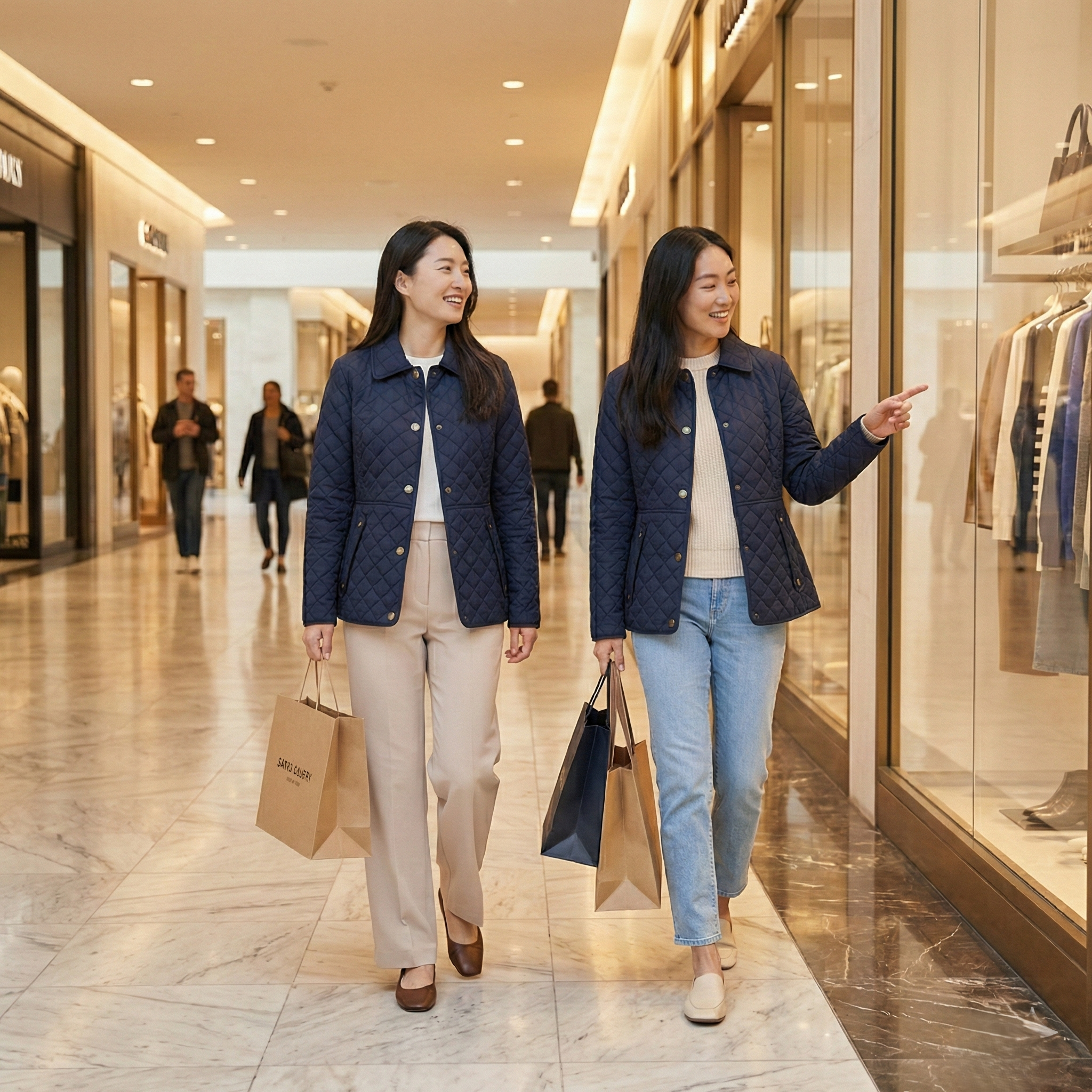 【預購】Tommy Hilfiger H022104 女裝經典菱格紋絎縫外套