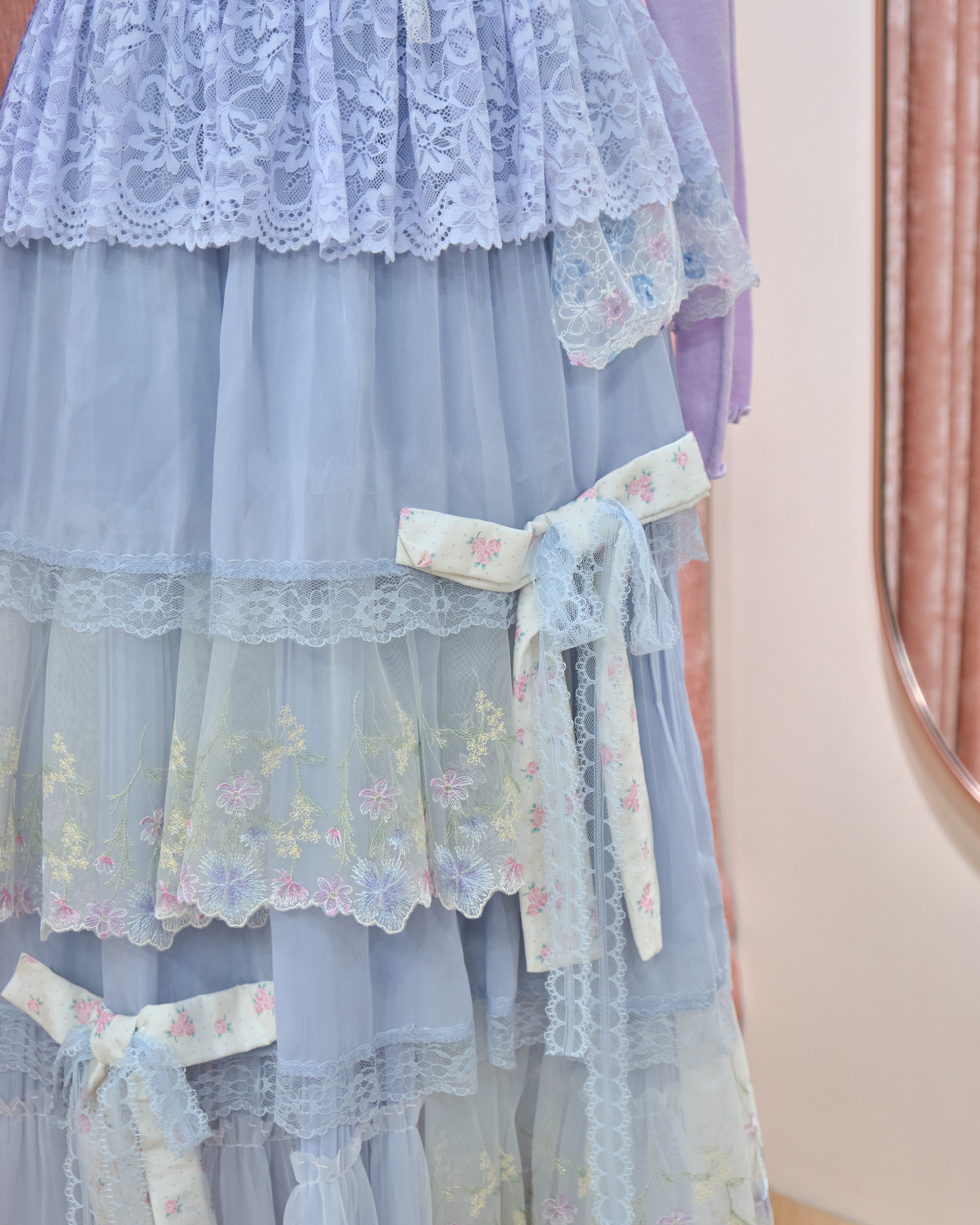 13359 Fairy Realm Tiered Lace Princess Long Skirt