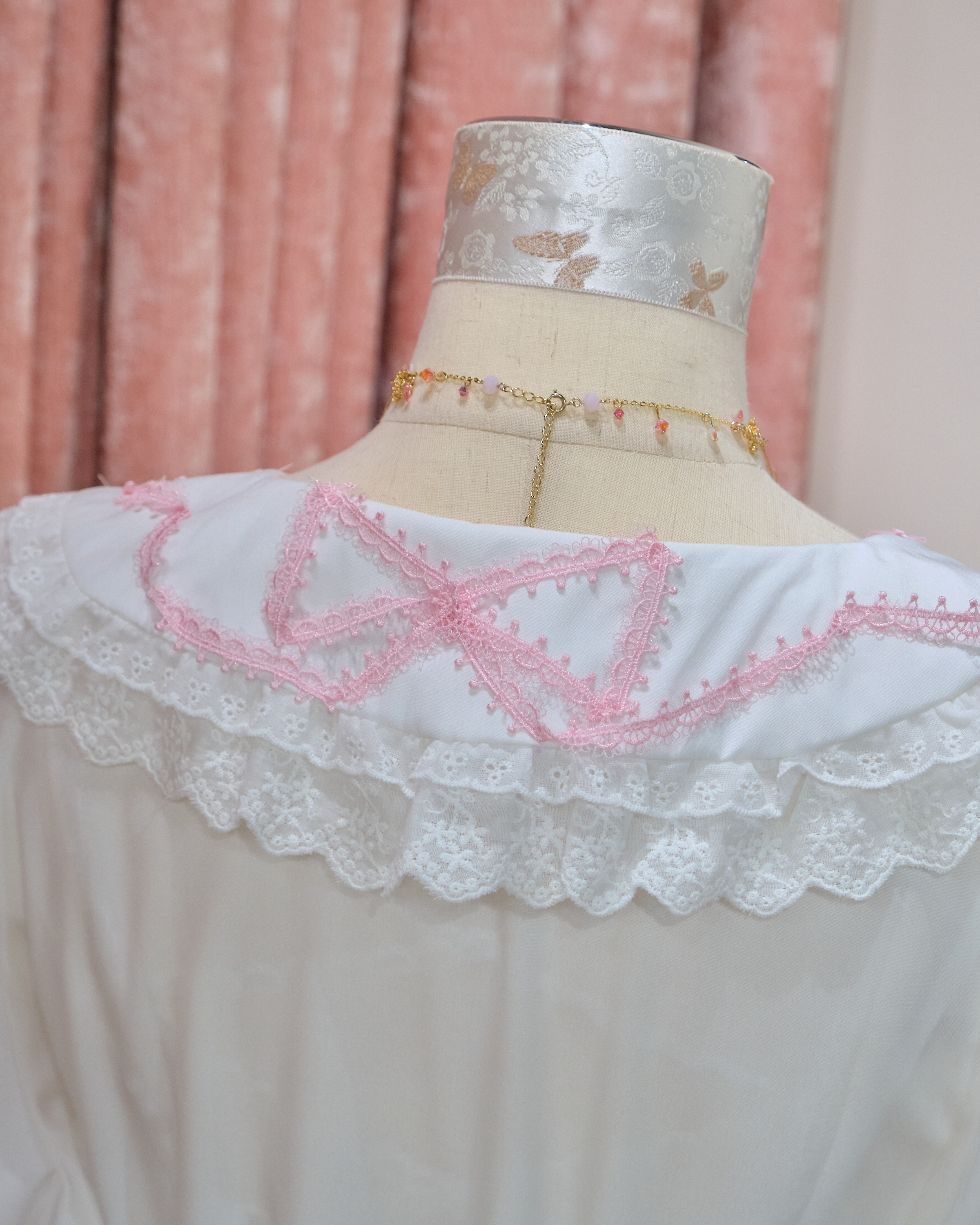 13339 Pastel Ruffle Fairy Long Blouse Jacket