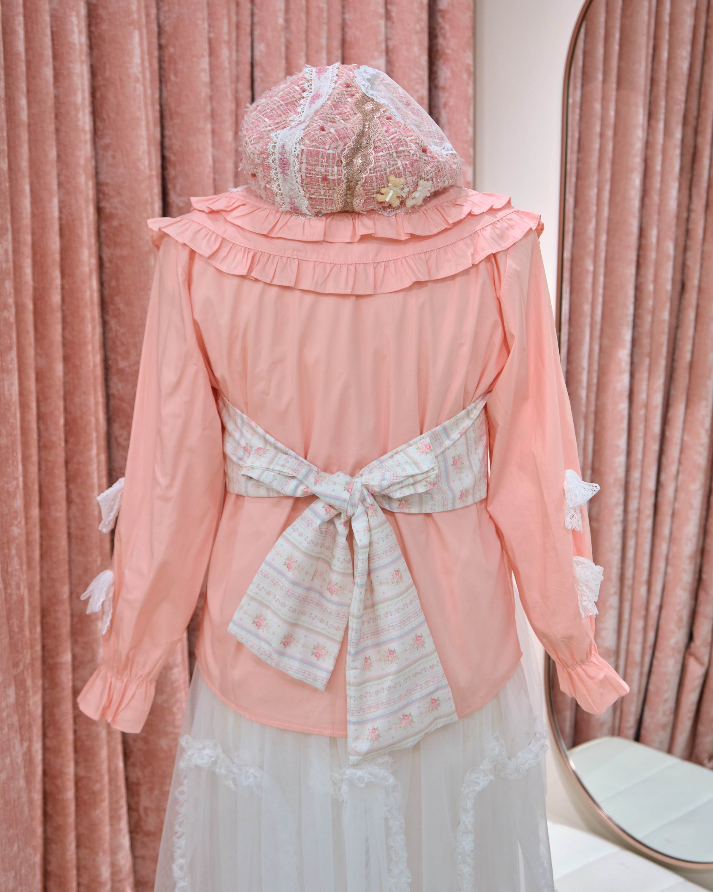 13321 Pastel Garden Bow Blouse/Jacket