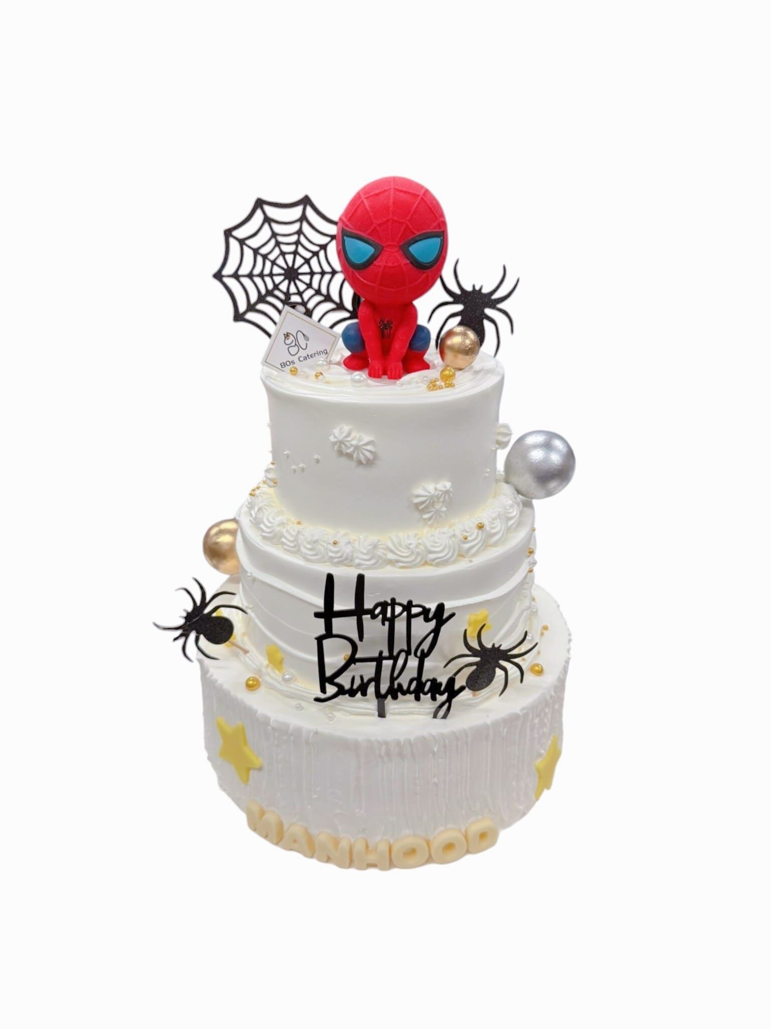 Q牌蜘蛛俠主題蛋糕