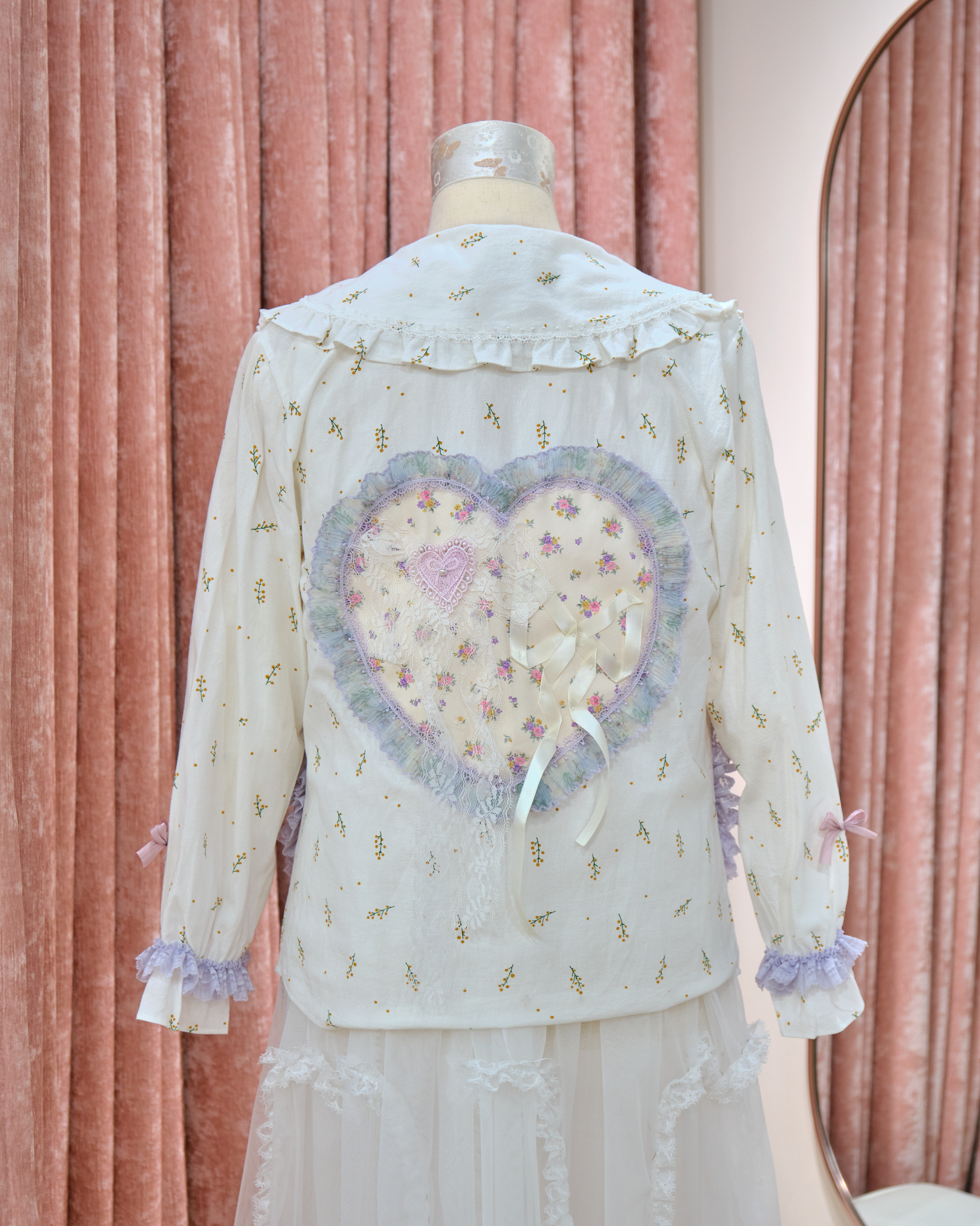 13322 Pastel Garden Bow Blouse/Jacket