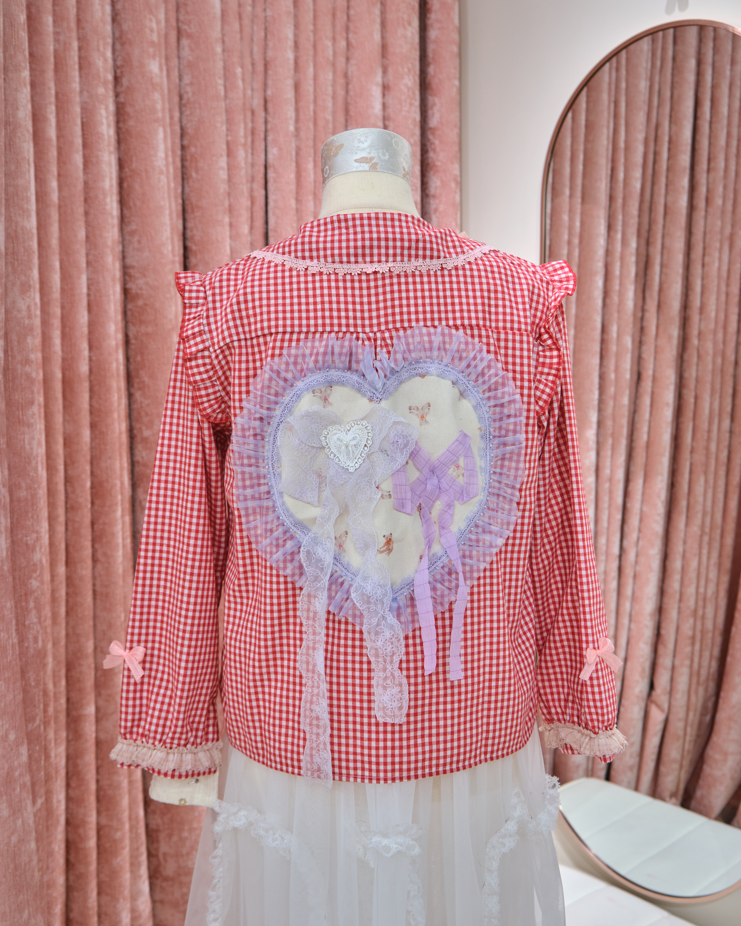 13323 Pastel Garden Bow Blouse/Jacket