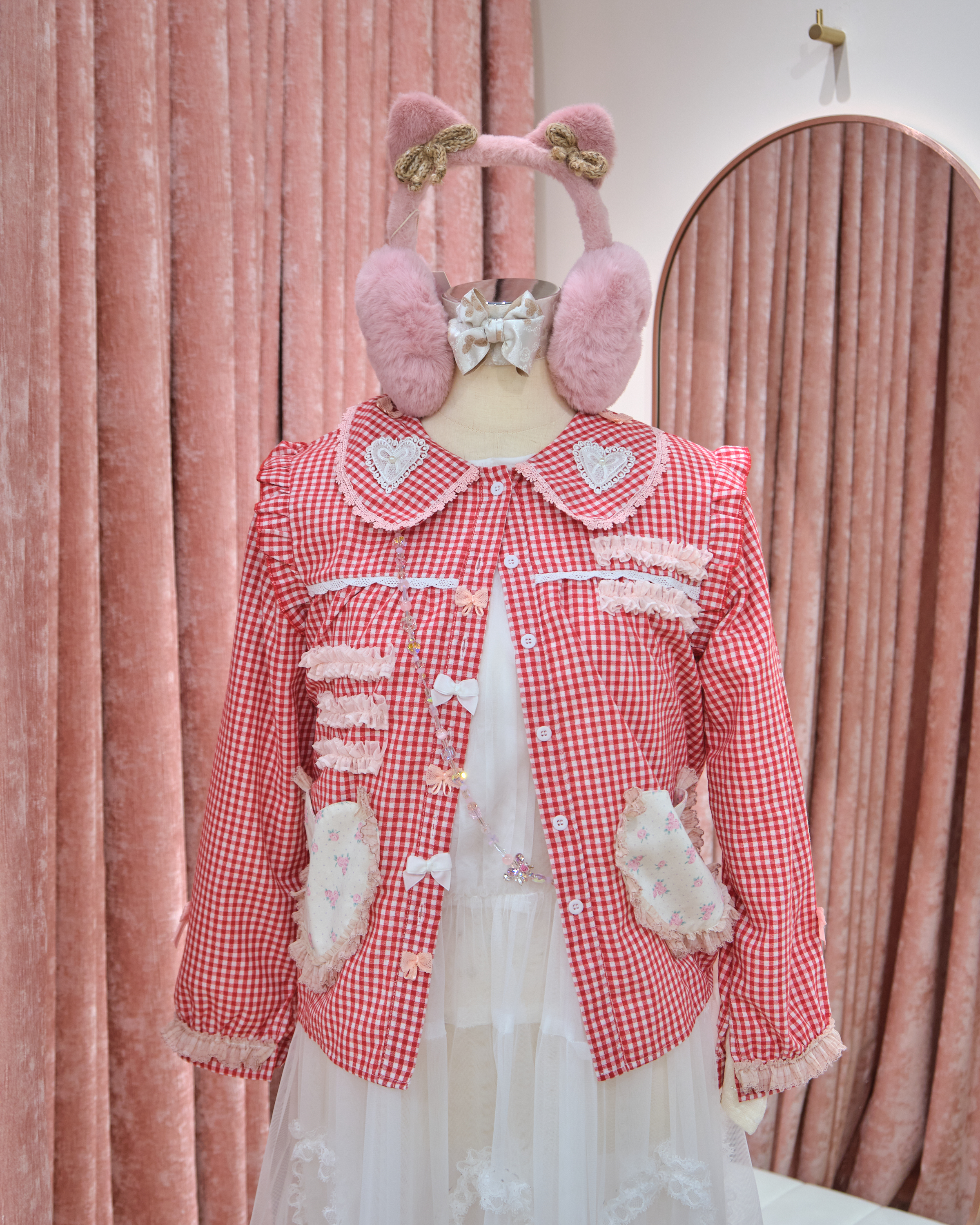 13323 Pastel Garden Bow Blouse/Jacket