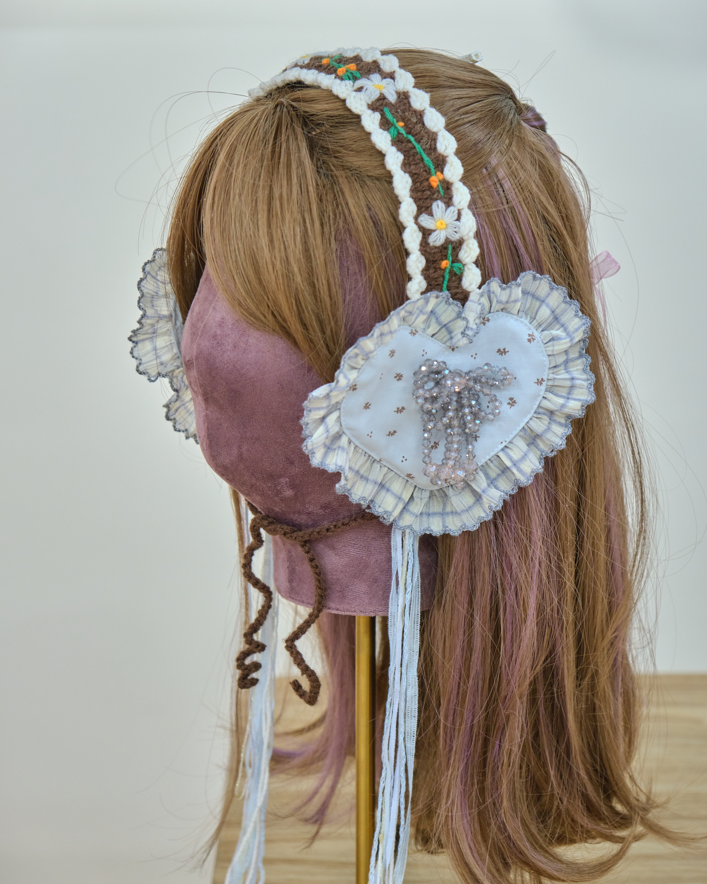 13318 Heart Blossom Dream Earmuff Headband