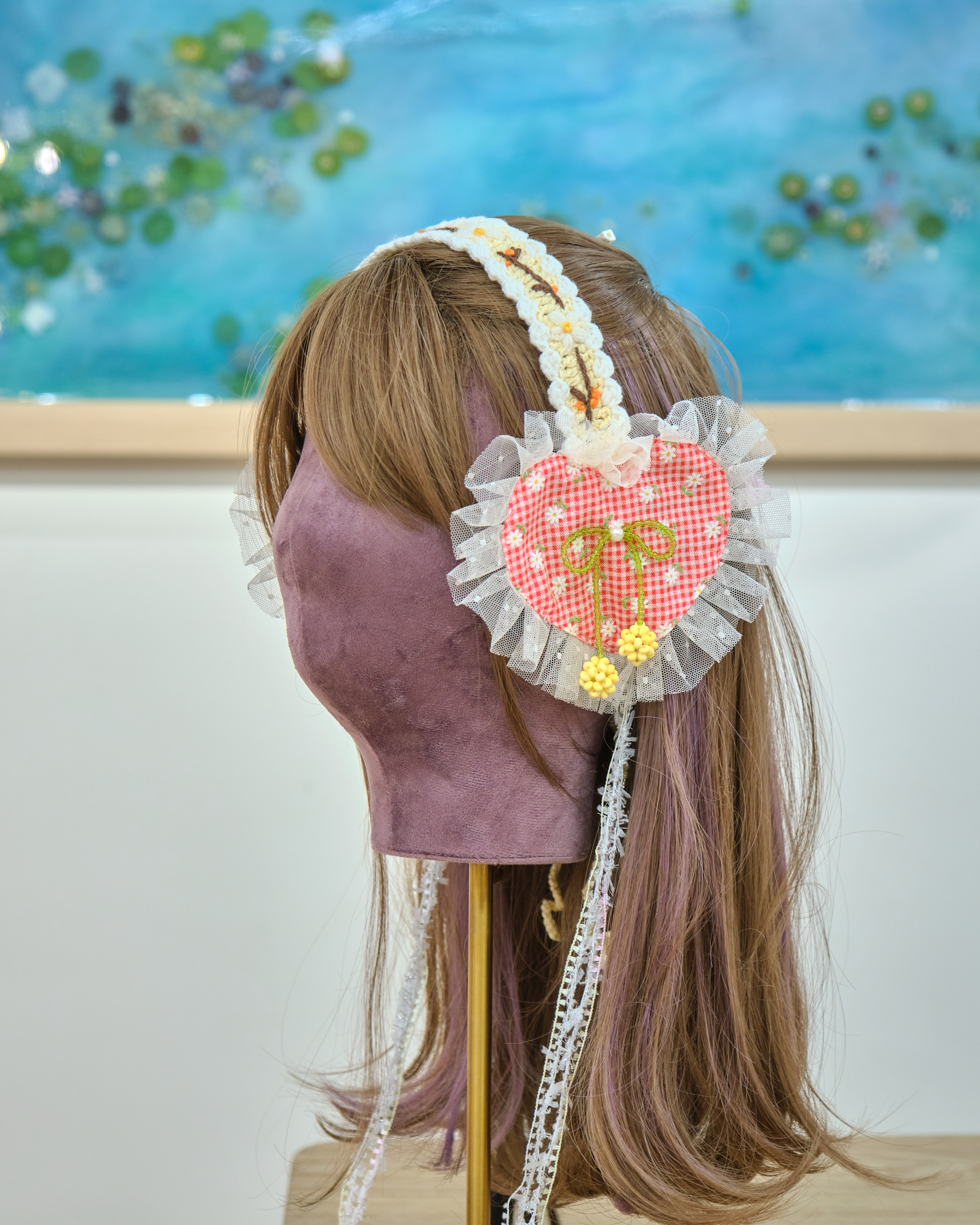 13317 Heart Blossom Dream Earmuff Headband