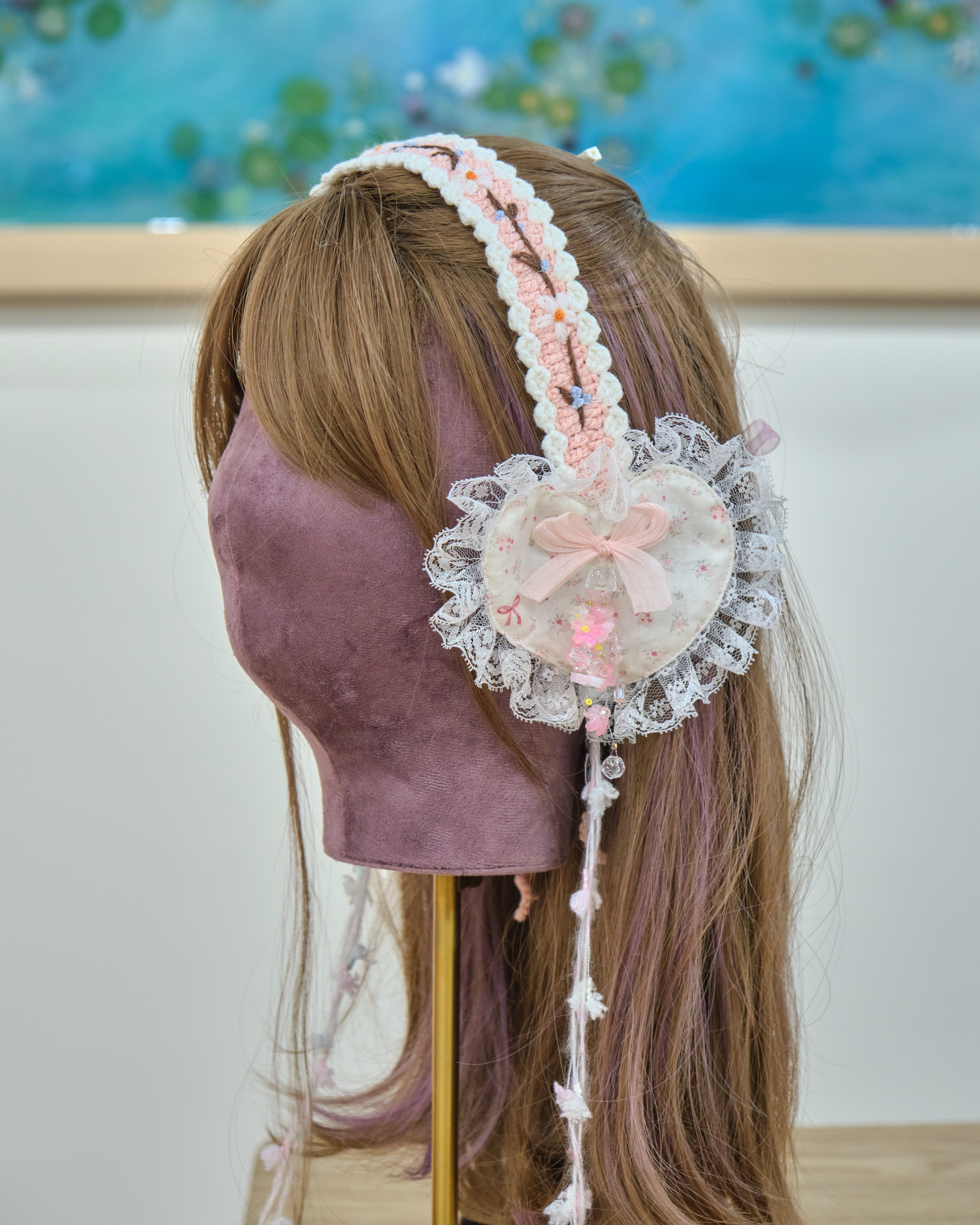 13316 Heart Blossom Dream Earmuff Headband