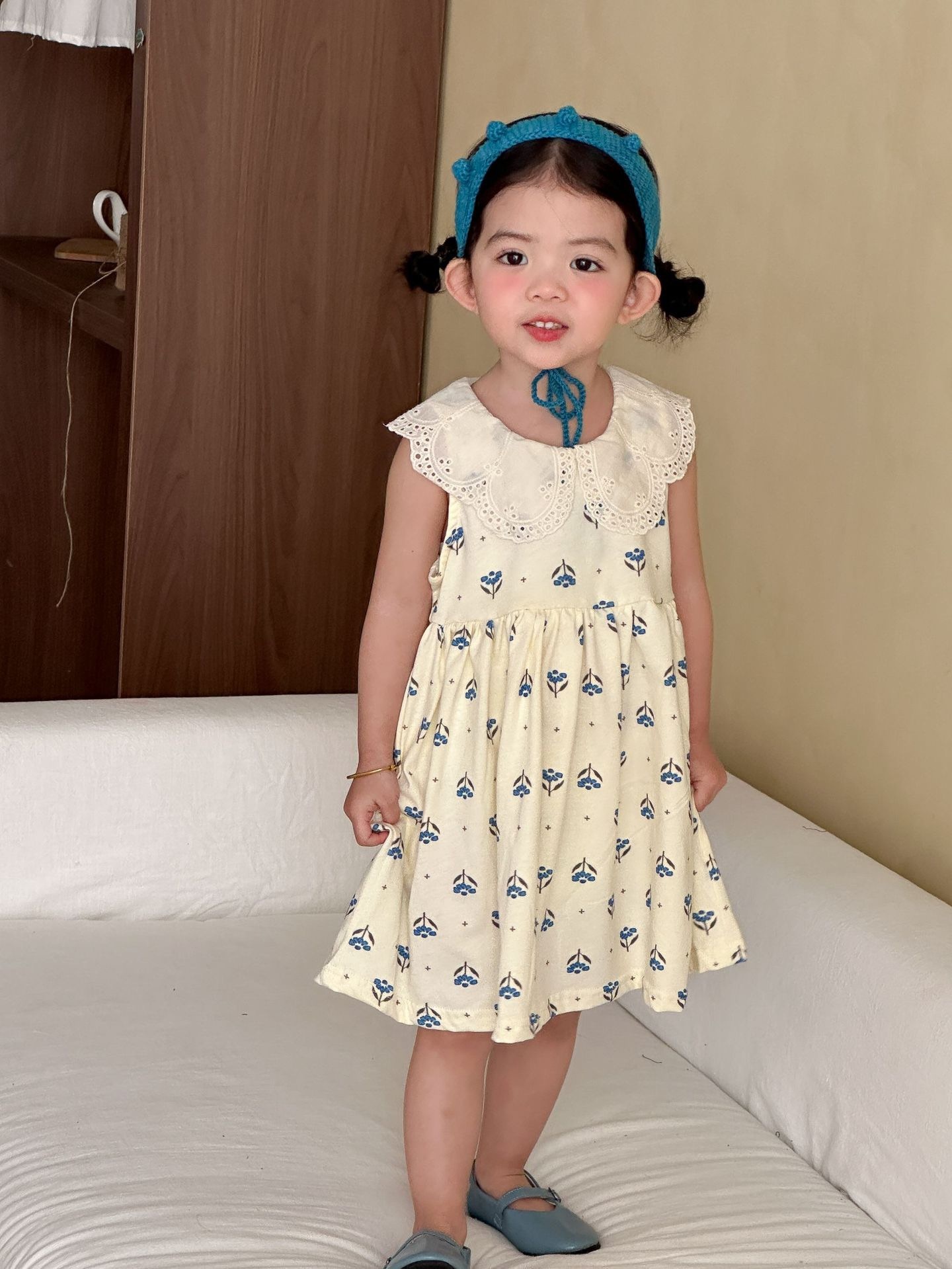 兄弟姐妹一起穿_碎花套裝/洋裝