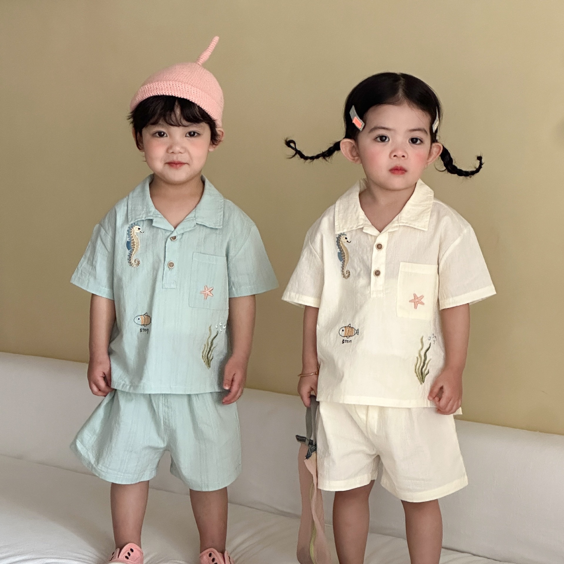 兄弟姐妹一起穿_海底世界套裝