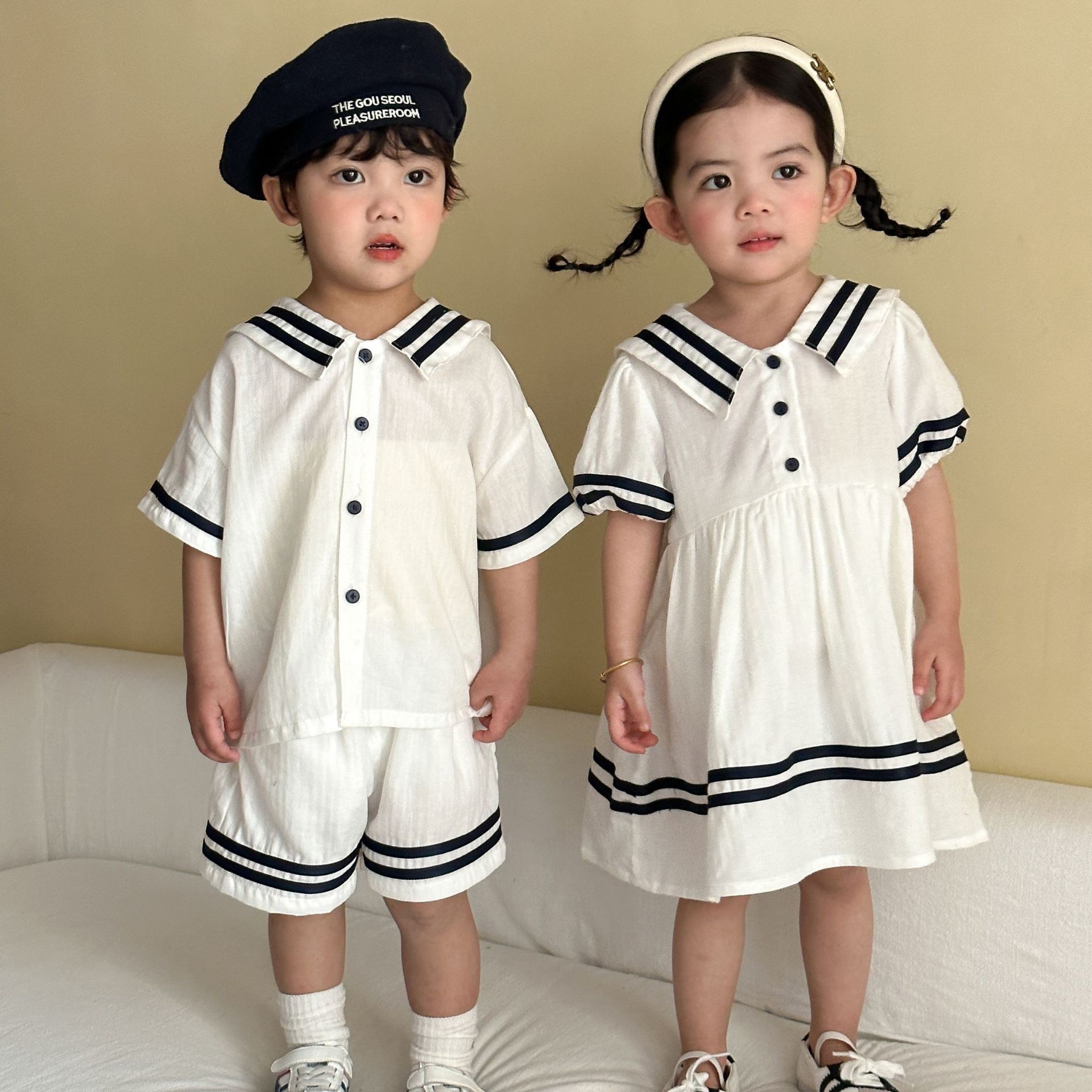 兄弟姐妹一起穿_海軍風套裝/洋裝