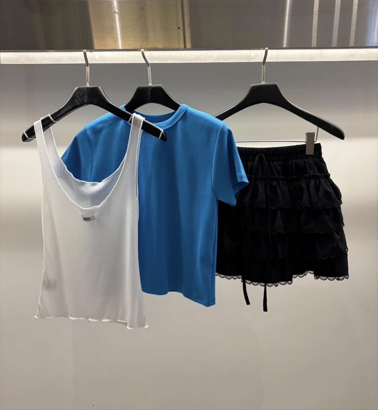 ARTE 甜美多層次防走光褲裙