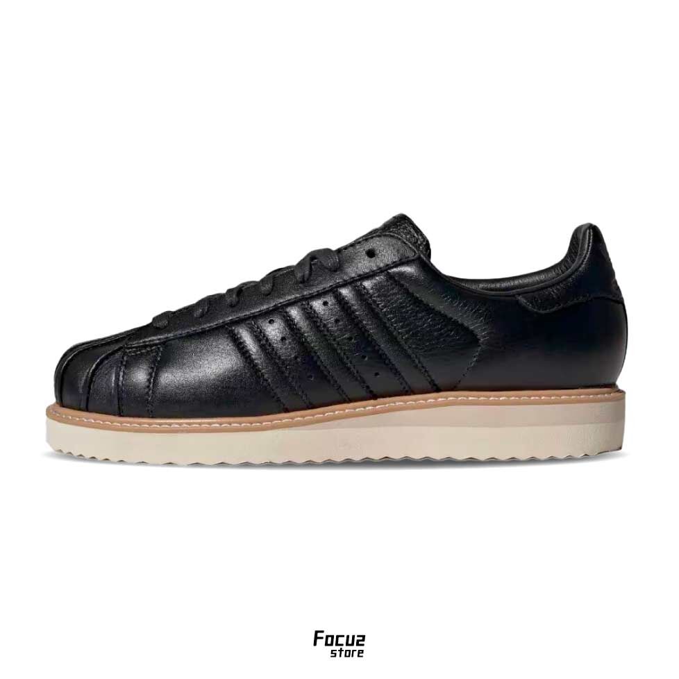 【Focus Store】預購 Adidas Originals Superstar lux "Black" 黑色 皮革貝殼頭 JQ4314