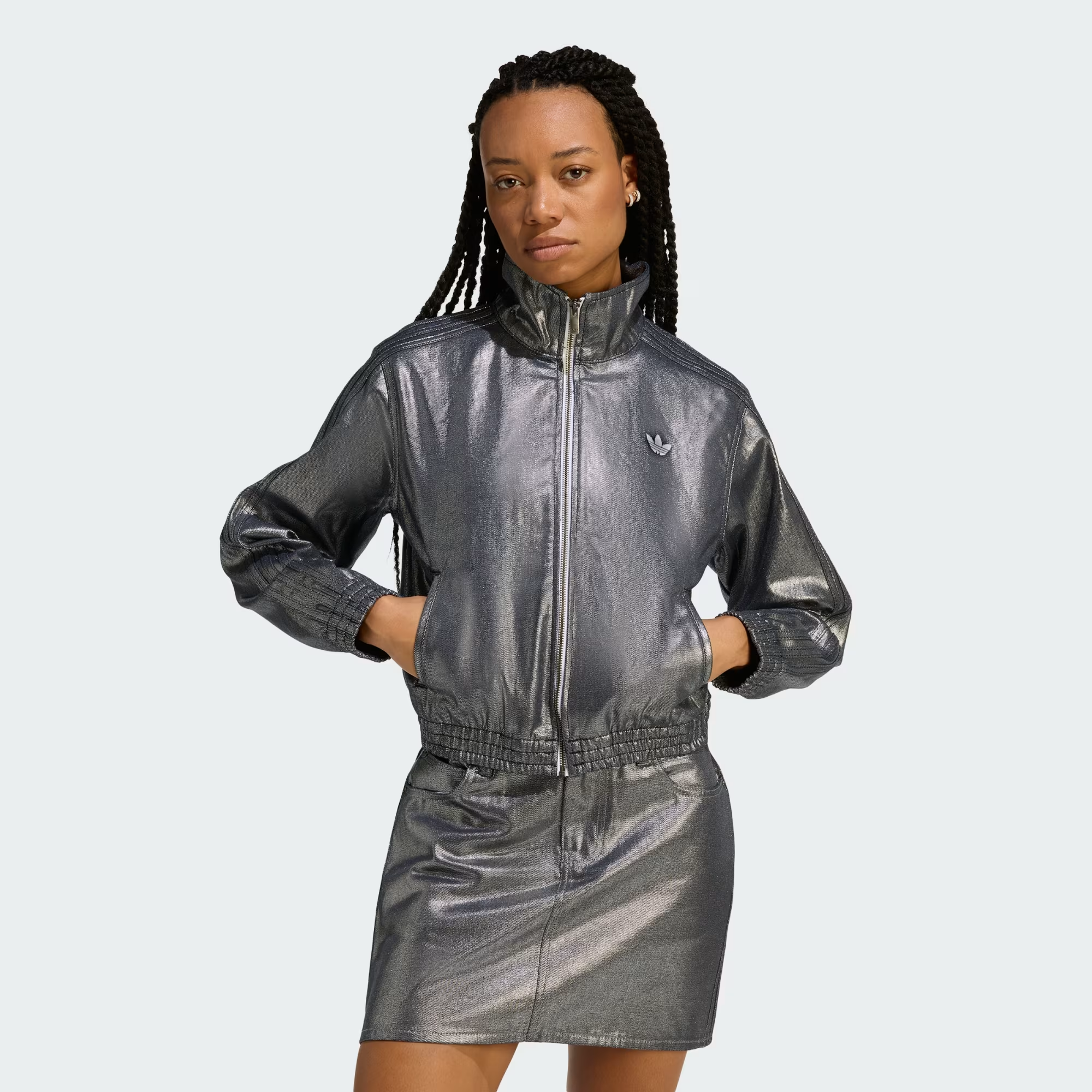 【預購】ADIDAS H022110 經典三線重工丹寧運動外套