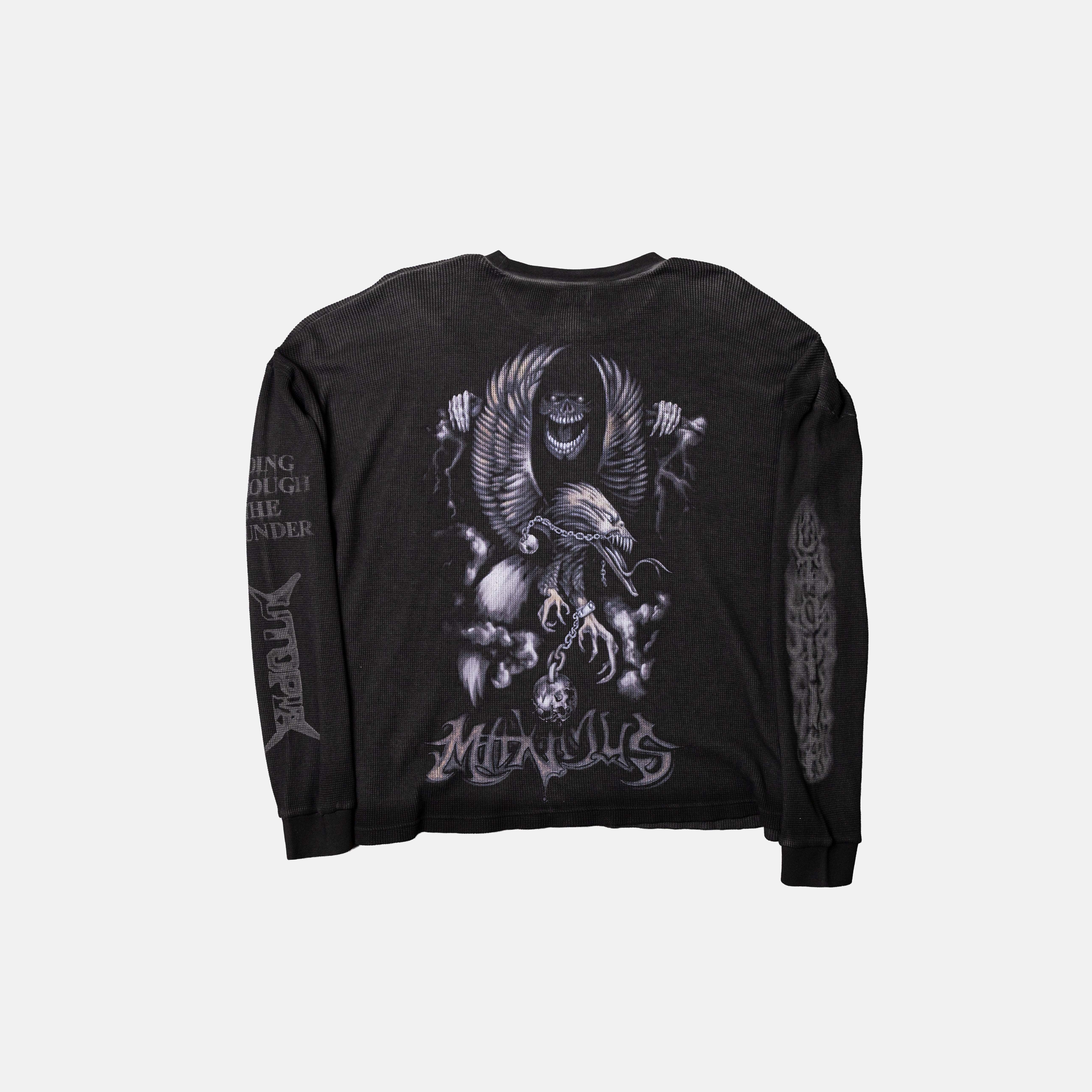 -(B3d01)-TRAVIS SCOTT CONCERT TOUR 2025 WAFFLE LS TEE 巡迴演唱會限定 華夫格 長T