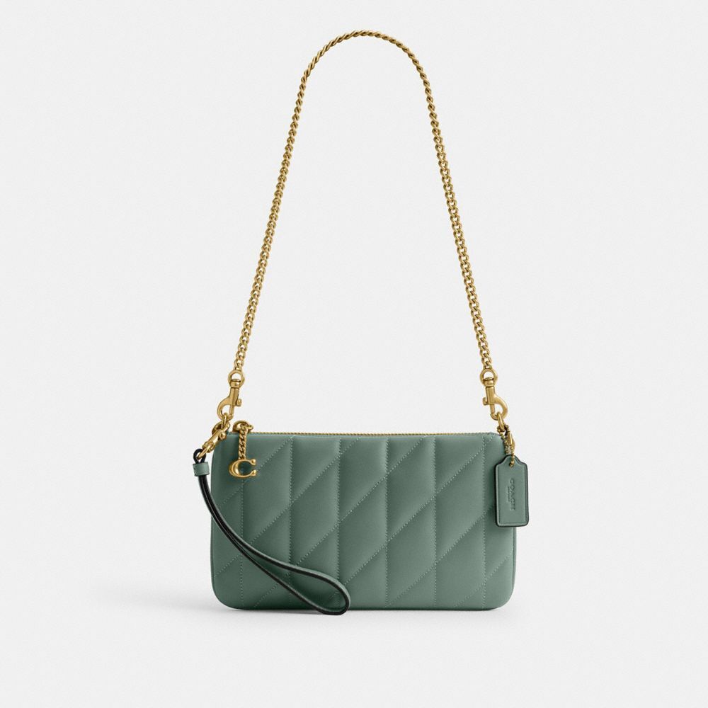 【Coach Outlet】Pouch Bag With Pillow Quilting  綠