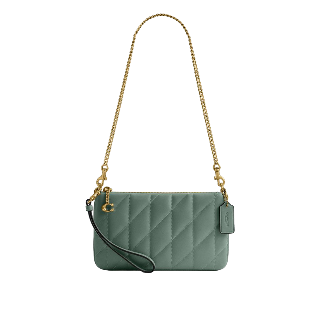 【Coach Outlet】Pouch Bag With Pillow Quilting  綠