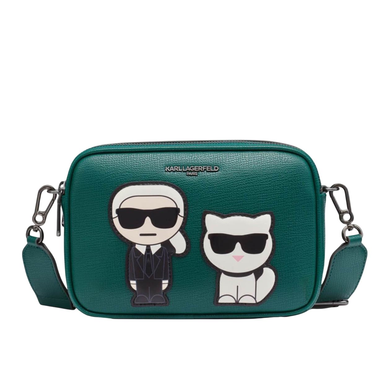 【Karl Lagerfeld Outlet】立體老佛爺相機包 LH6EU9BJ VEA  綠
