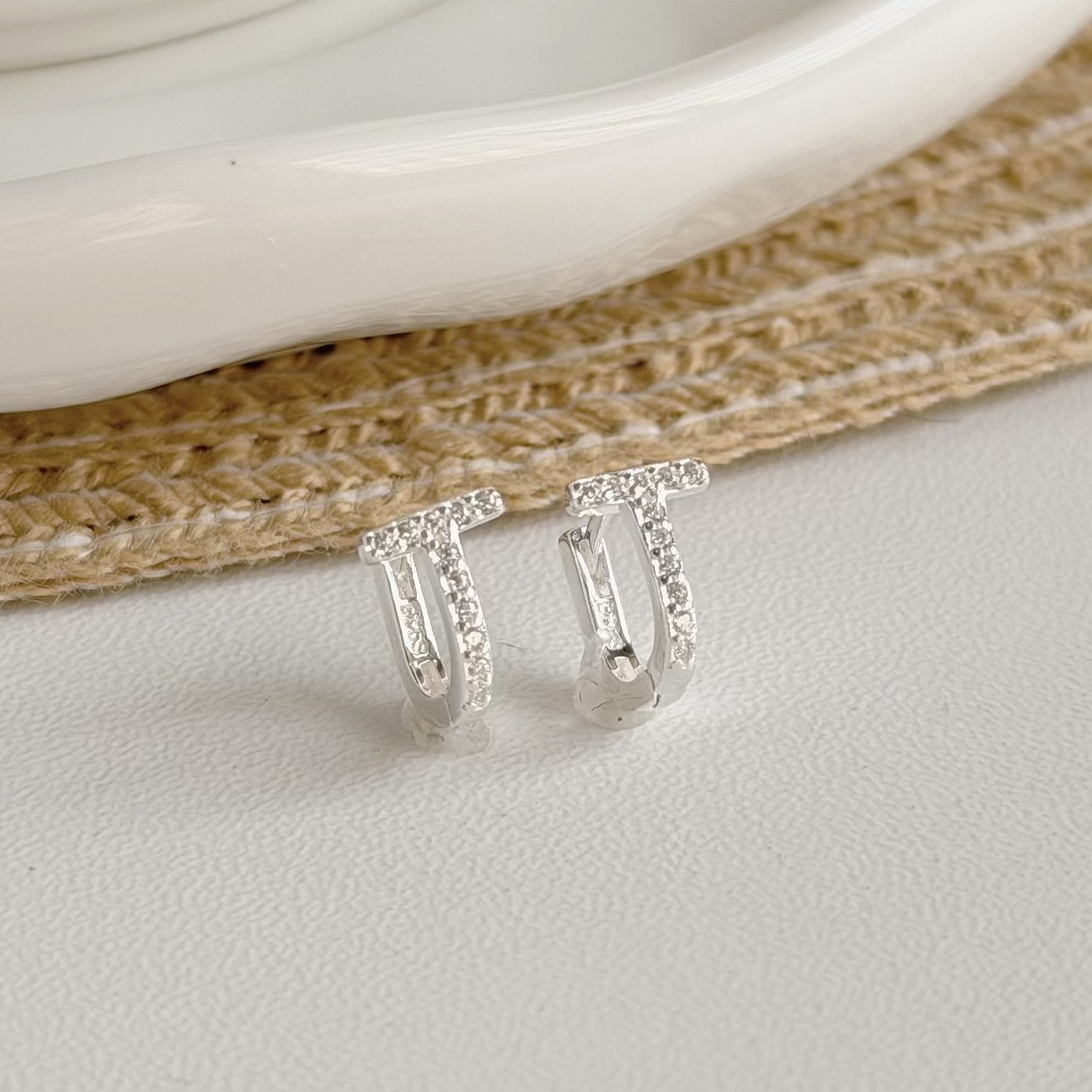 Y51排鑽T字純銀易扣