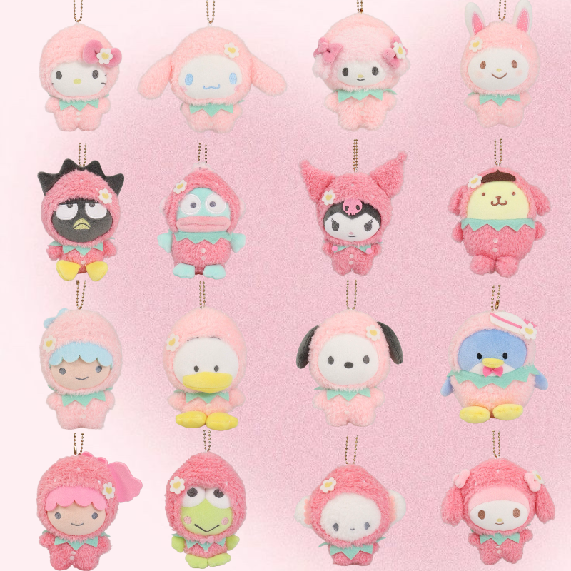 SANRIO 三麗鷗 草莓50週年系列 吊飾 毛絨 日本代購 多種角色