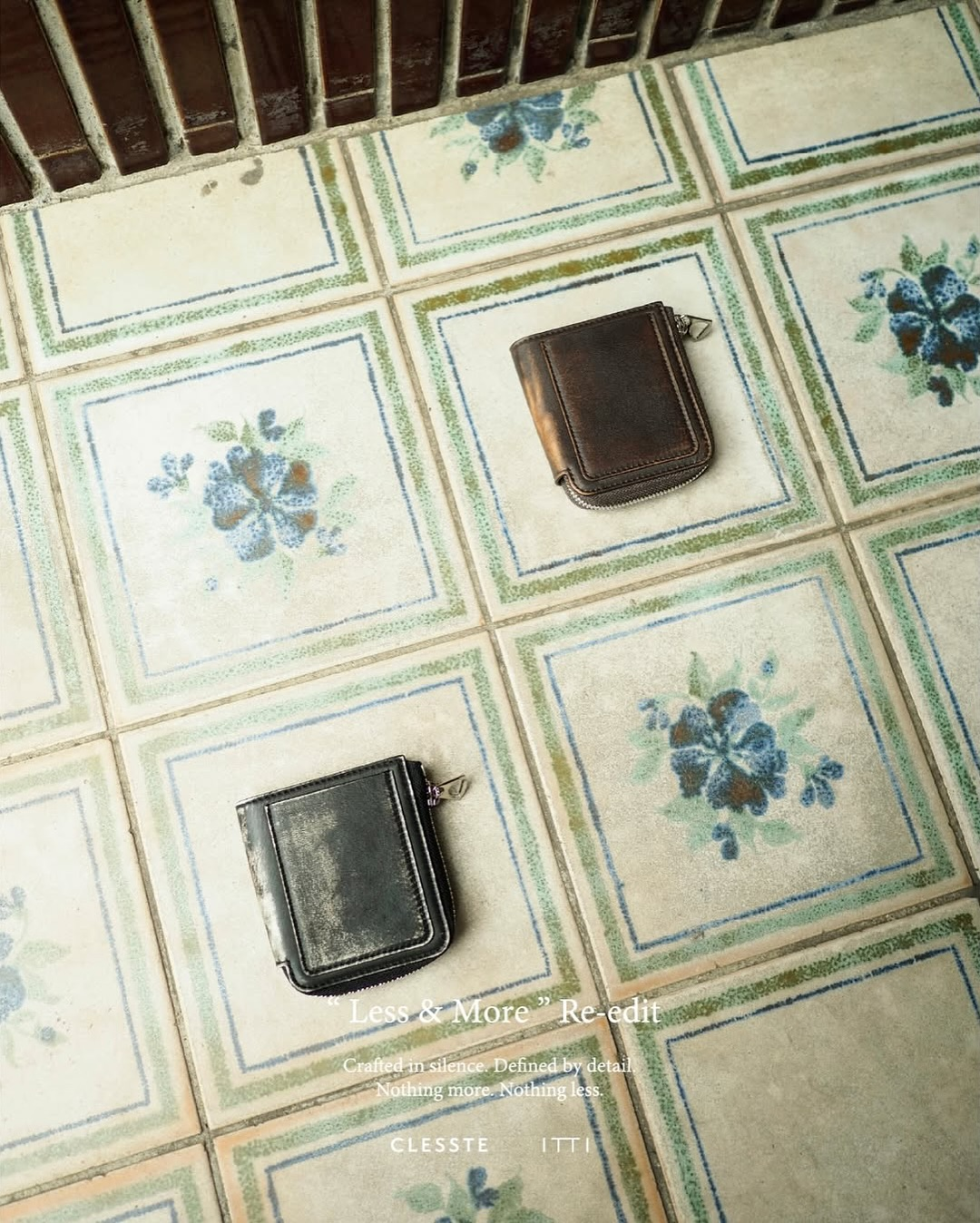 2026SS CLESSTE X ITTI CRISTY VERY COMPACT WLT 大阪 限定 刷舊 復古 皮革 錢包 現貨