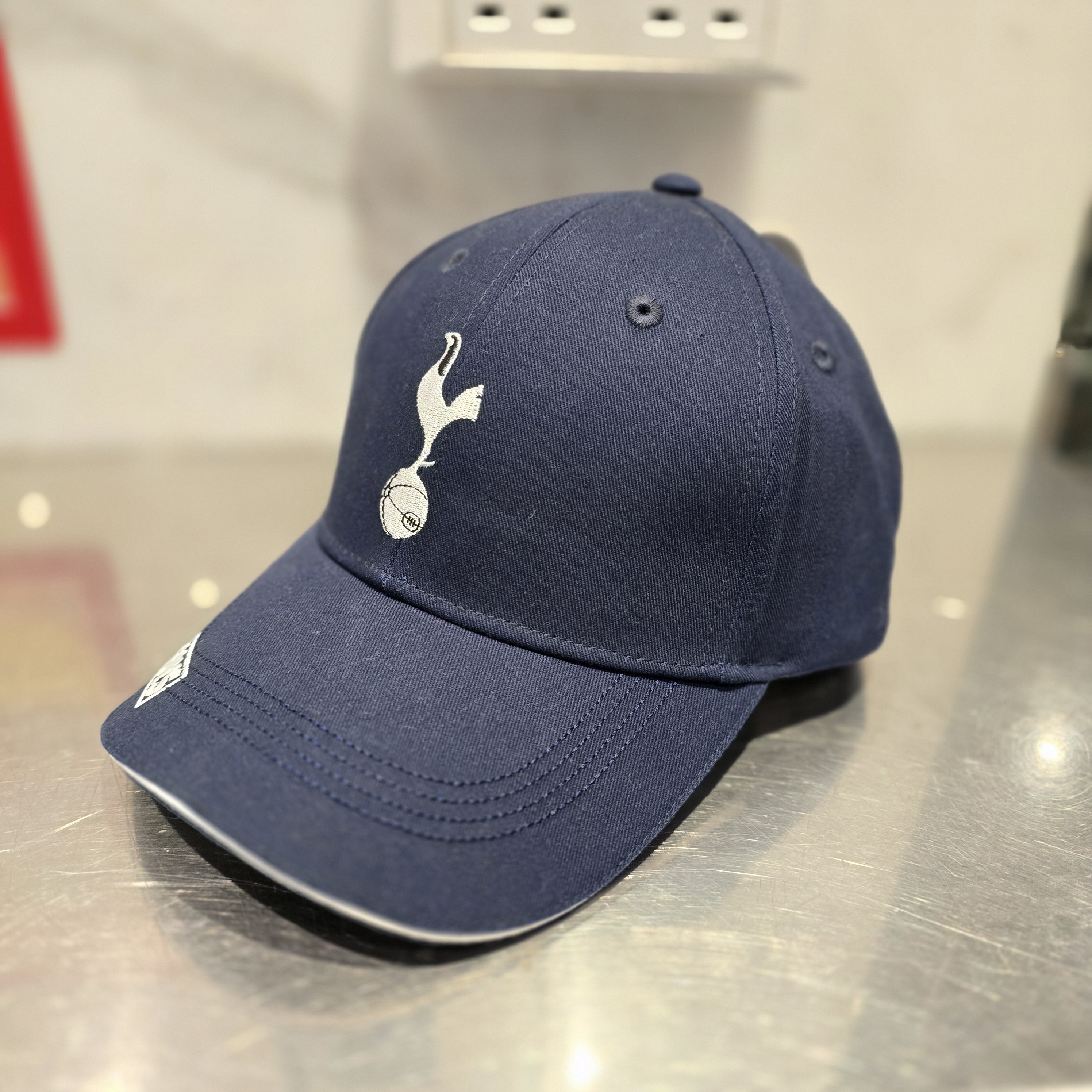 Tottenham Hotspur Navy White Crest Cap COYS