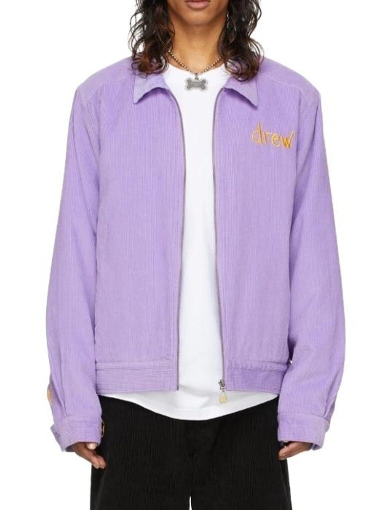 Drew House 燈芯絨 笑臉刺繡Logo 加厚夾克 外套