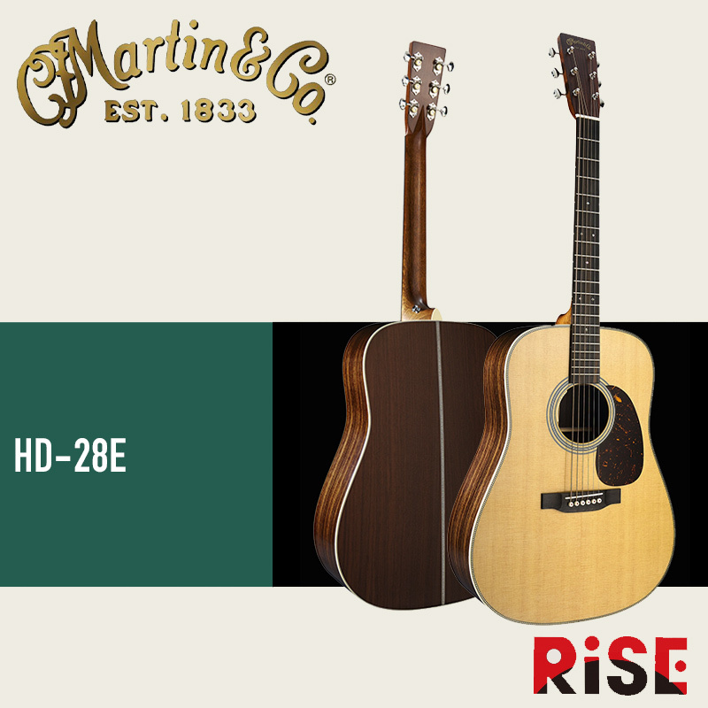 Martin HD-28E 雲杉木 全單板 木吉他 含原廠硬盒
