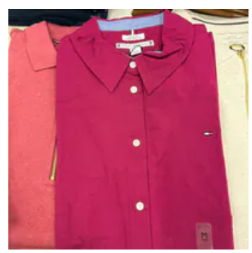 [S] TOMMY HILFIGER FUCHSIA STRETCH OXFORD REGULAR FIT SHIRT, 76J3130-520 (STH1567)