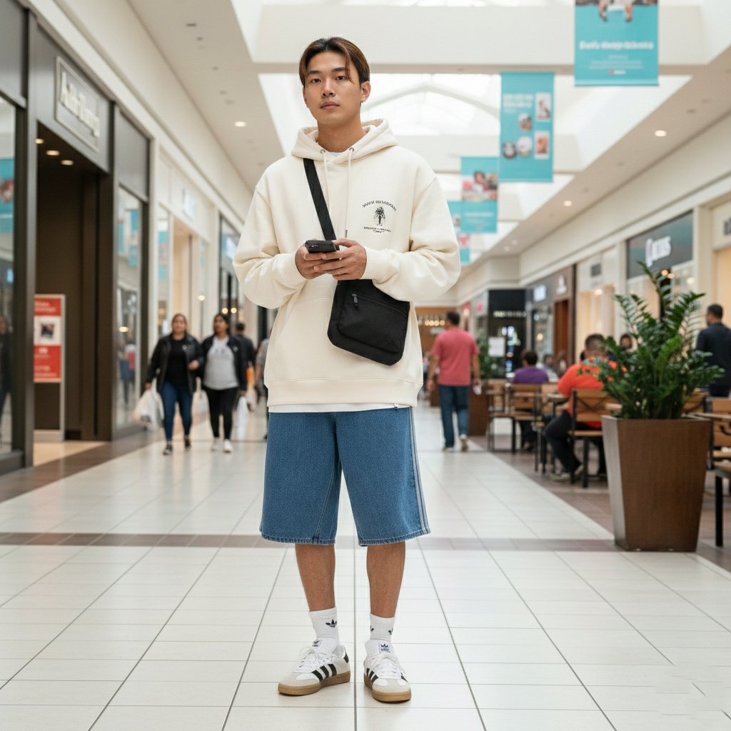 【預購】ADIDAS H022113 經典三線重工丹寧運動短褲