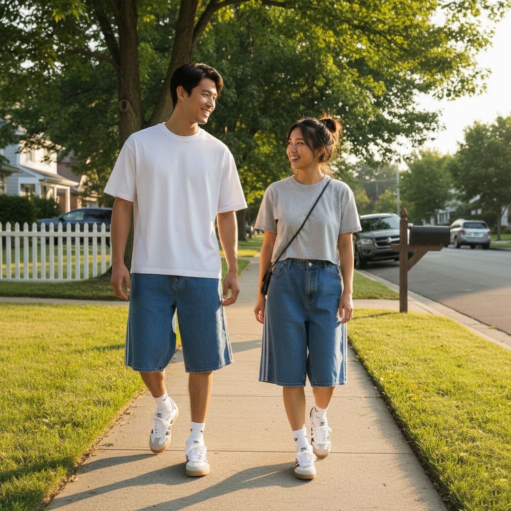 【預購】ADIDAS H022113 經典三線重工丹寧運動短褲