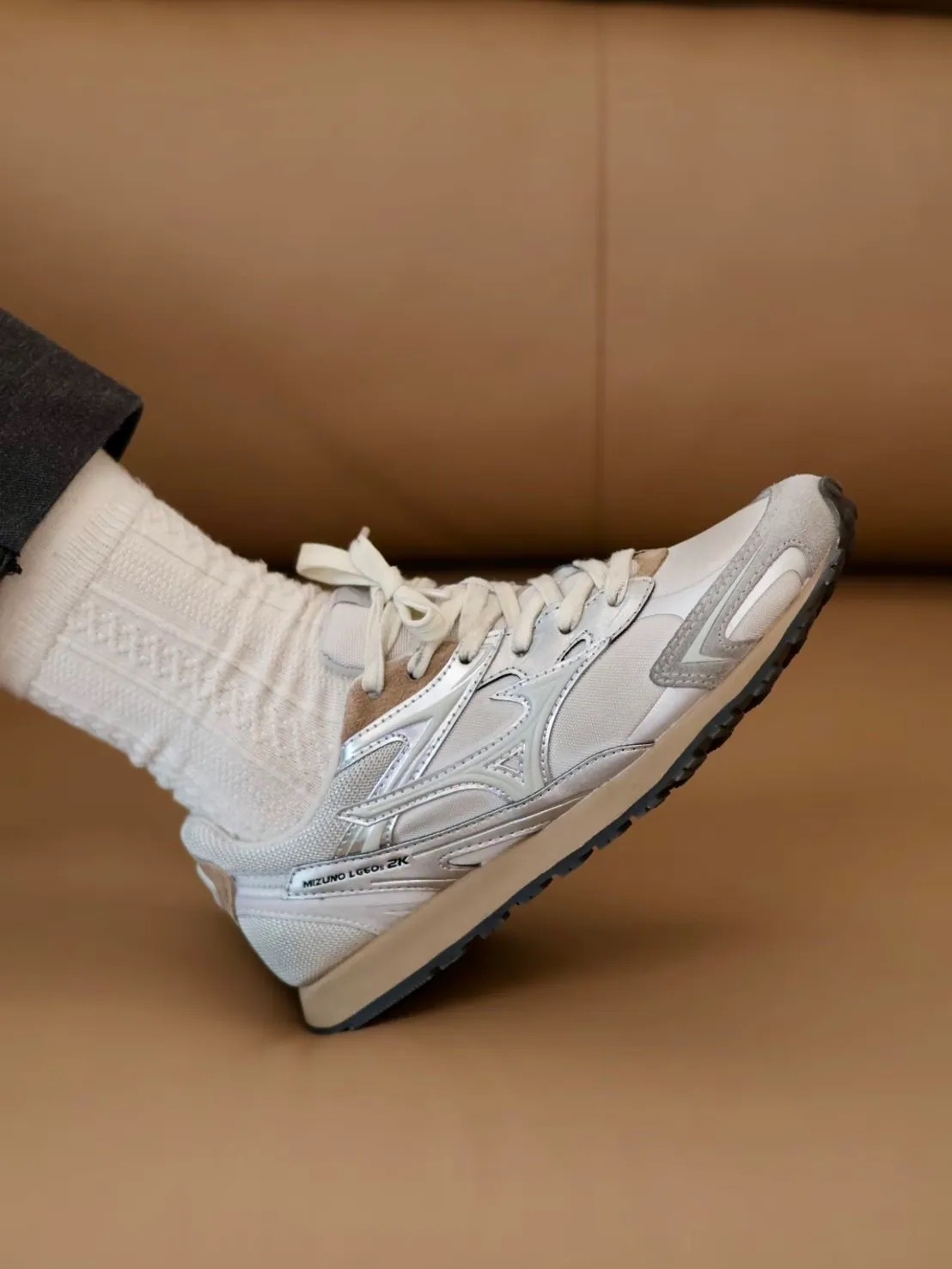 【現貨】MIZUNO LG 60S 2K 美津濃 美拉德 焦糖底 刷髒 仿舊灰